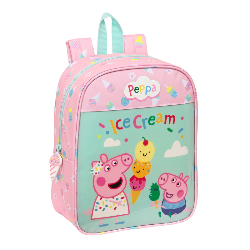 MOCHILA GUARDERIA ADAPT.CARRO PEPPA PIG "ICE CREAM" 612372232 SAFTA24