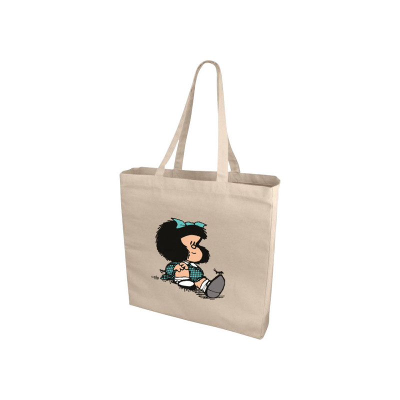 BOLSA TOTTE ALGODON MAFALDA23 CURIOSA GRAFOPLAS26 UNIDAD 79891300