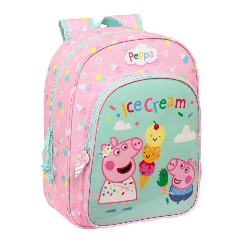MOCHILA INFANTIL ADAPT.CARRO PEPPA PIG "ICE CREAM" 612372185 SAFTA24