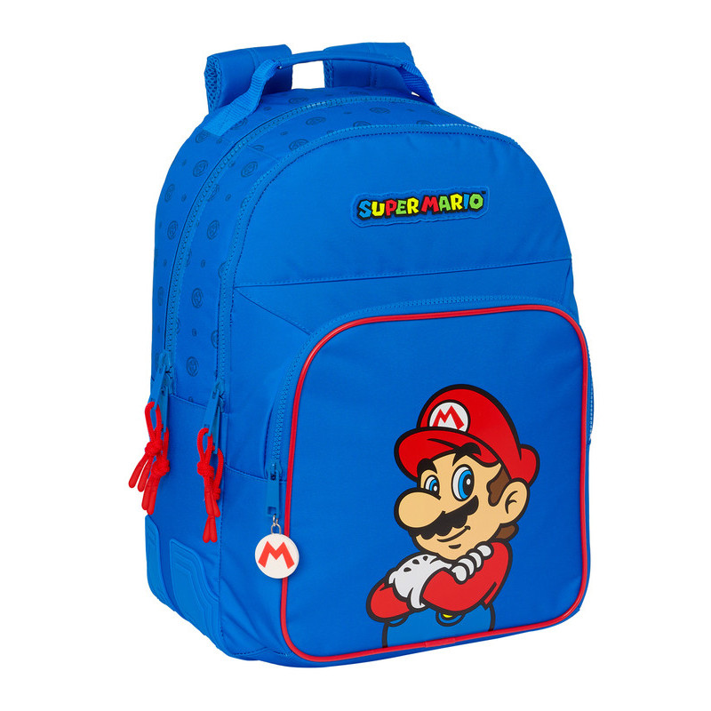 MOCHILA DOBLE ADAPT.CARRO SUPER MARIO "PLAY" 612371773 SAFTA24