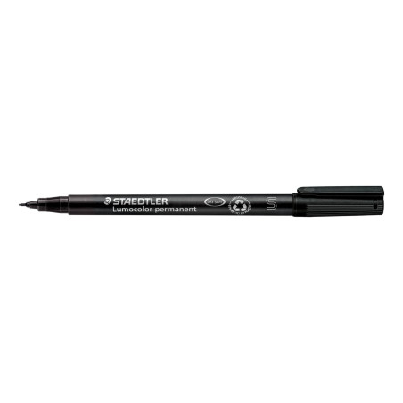 ROTULADOR STAEDTLER LUMOCOLOR SUPER NEGRO 313 C/10U