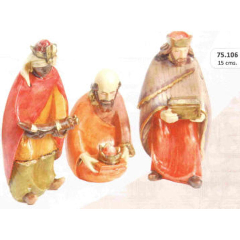 REYES ADORANDO RESINA 15CM 75106 ^