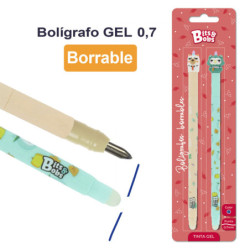 BOLIGRAFO BORRABLE BITS & BOBS TINTA GEL 30215699 BLISTER 2U GRAFOPLAS