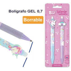 BOLIGRAFO BORRABLE BITS & BOBS TINTA GEL 30216497 BLISTER 2U GRAFOPLAS