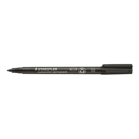 MARCD. PERMANENTE M 1MM NEGRO LUMOCOLOR 317 STAEDTLER