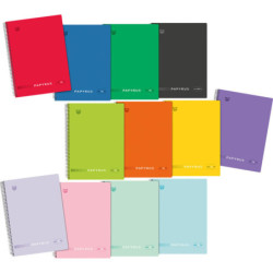 PACK 5 CUADERNOS PAPYRUS GRAFOPLAS PP FOLIO CUADRO 4*4 COLOR ROJO 51 88442951