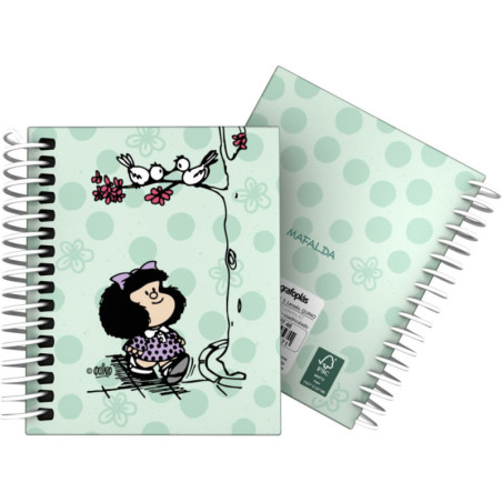 CUAD.FOR A7 100H 70G C5MM MAFALDA KISS GRAFOPLAS26 UNIDAD 16532746