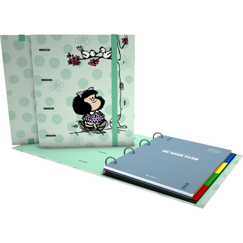 CARPEBOOK 4D35 A4 MAFALDA KISS GRAFOPLAS26 PACK 2U. 88122746