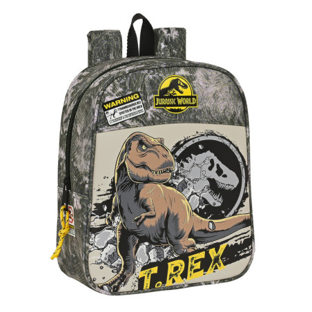 MOCHILA GUARDERIA ADAPT.CARRO JURASSIC WORLD "WARNING" 612363232 SAFTA24