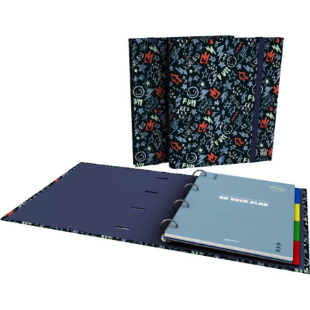 CARPEBOOK 4D35 A4 B&B PEACE GRAFOPLAS26 PACK 2U. 88122743