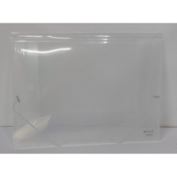 CARPETA DIBUJO GOMAS A-3 FAMA SOLAPAS TRANSPARENTE COL.SURTIDOS 24406
