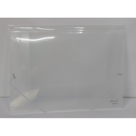 CARPETA DIBUJO GOMAS A-3 FAMA SOLAPAS TRANSPARENTE COL.SURTIDOS 24406