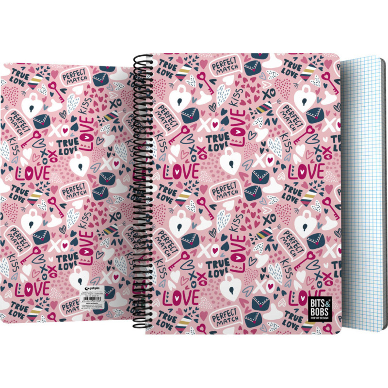 CUAD.PP Fº 80H 90G C4MM B&B TRUE LOVE GRAFOPLAS26 UNIDAD 16502237