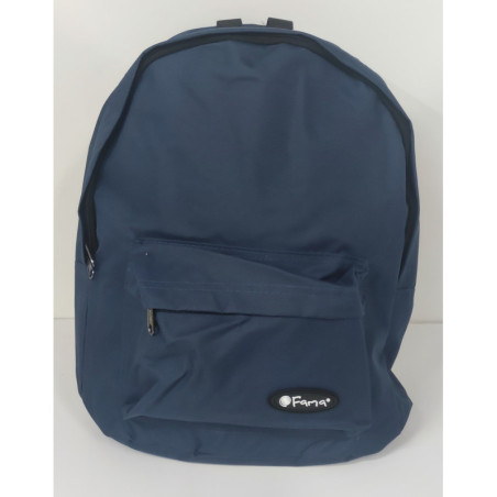 MOCHILA BASICA FAMA ESCOLAR 40CM AZUL OSCURO 24584AE