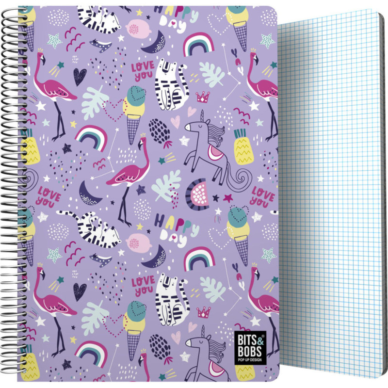 CUAD.PP Fº 80H 90G C4MM B&B HAPPY GRAFOPLAS26 UNIDAD 165022