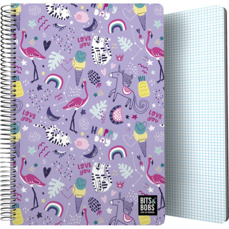 CUAD.PP Fº 80H 90G C4MM B&B HAPPY GRAFOPLAS26 UNIDAD 165022