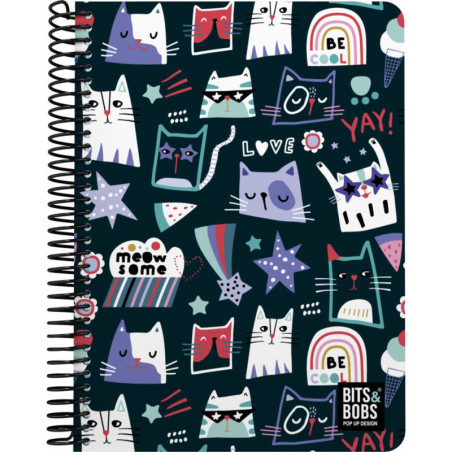 CUAD.PP 4º 80H 90G C4MM B&B MIAU GRAFOPLAS26 UNIDAD 16512240