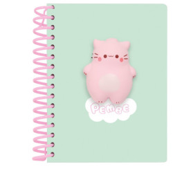 BLOC DE NOTAS FRONTAL SQUISHY PEMBE "THE PINK CAT" SAFTA26 5126461007 17,9X13,5 UNIDAD