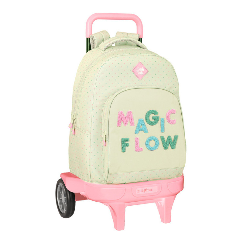 MOCHILA GDE. C/RUEDAS COMPACT EVOL. EXT. GLOWLAB "MAGIC FLOW" SAFTA23 ENERO 612355218