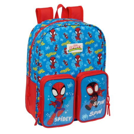 MOCHILA INFANTIL BOLSILLOS ADAPT.CARRO SPIDEY SAFTA26 612662185 34X26 UNIDAD