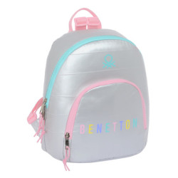 MINI MOCHILA BENETTON "SILVER" 612353846 SAFTA24
