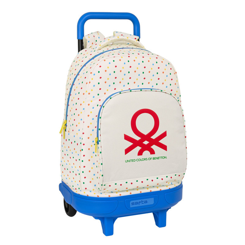 MOCHILA GDE. C/RUEDAS COMPACT EXTRAIBLE BENETTON "TOPITOS" SAFTA23 ENERO 612351918