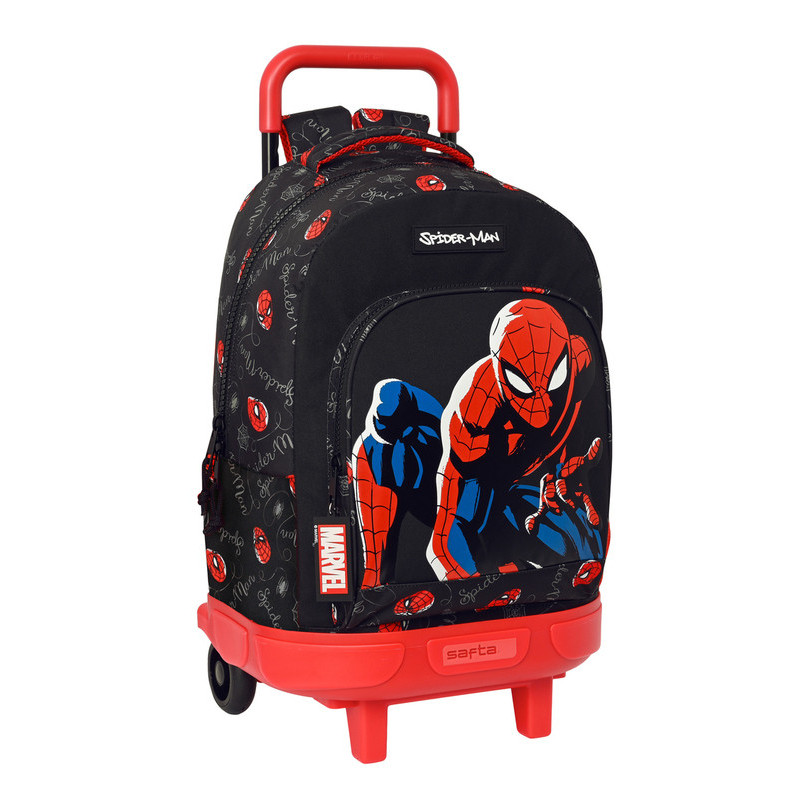 MOCHILA GDE. C/RUEDAS COMPACT EXTRAIBLE SPIDER-MAN "HERO" SAFTA23 ENERO 612343918