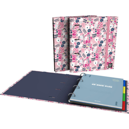 CARPEBOOK 4D35 A4 B&B TRUE LOVE GRAFOPLAS26 PACK 2U. 88122737