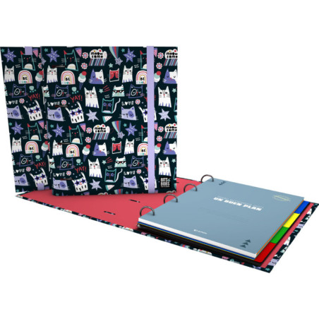 CARPEBOOK 4D35 A4 B&B MIAU GRAFOPLAS26 PACK 2U. 88122740