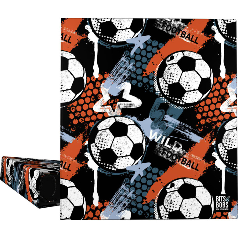 CARP.ANILLAS A4 FOR.4D40 B&B WILD FOOTBALL GRAFOPLAS26 PACK 2U. 88172731