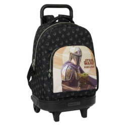 MOCHILA GDE. C/RUEDAS COMPACT EXTRAIBLE THE MANDALORIAN "THIS IS THE WAY" 612341918 SAFTA24