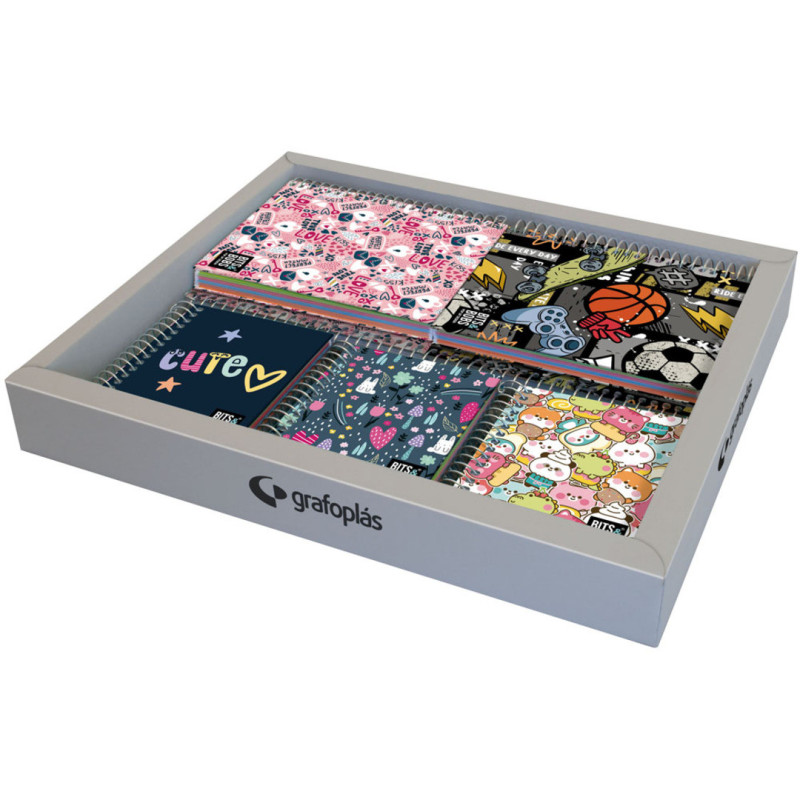 EXP.12 CUADERNOS A6+A7 DISEÑO SURTIDO GRAFOPLAS26 UNIDAD 70975935