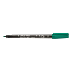MARCD. PERMANENTE M 1MM VERDE LUMOCOLOR 317 STAEDTLER