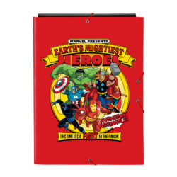 CARPETA FOLIO 3 SOLAPAS AVENGERS SAFTA26 512679068 33,5X26 UNIDAD