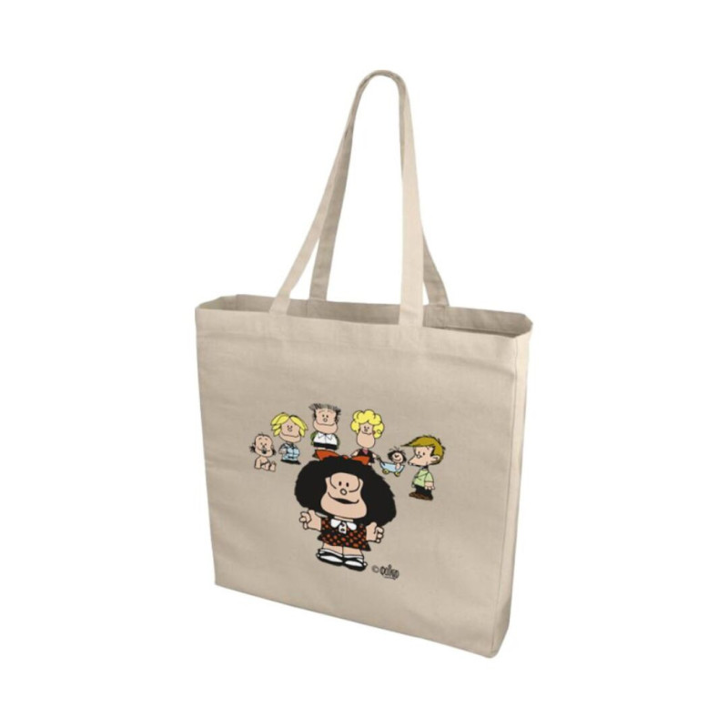 BOLSA TOTE ALGODON MAFALDA Y SUS AMIGOS GRAFOPLAS26 UNIDAD 79892400