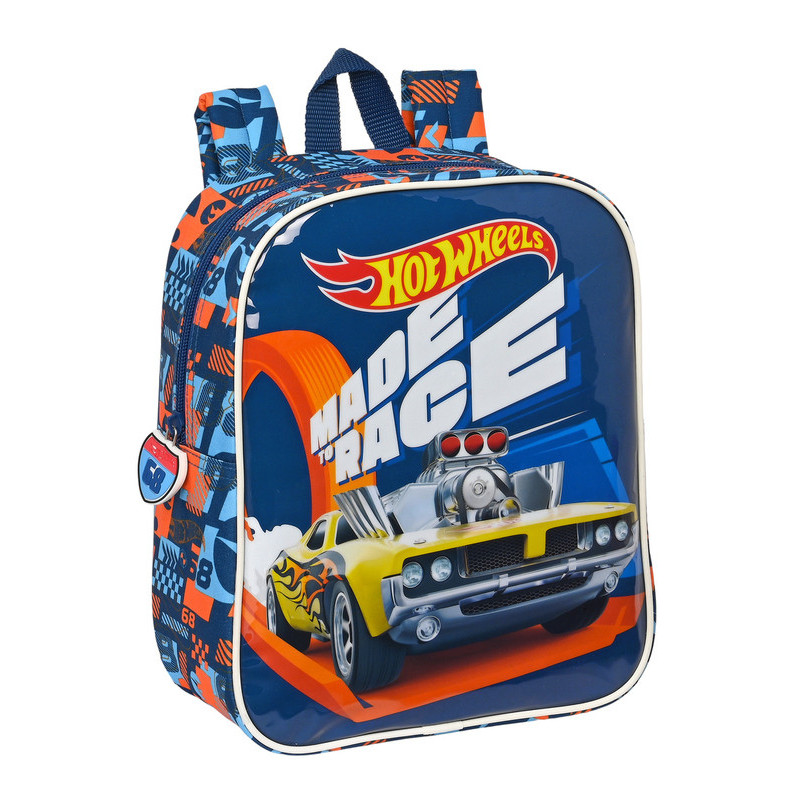 MOCHILA GUARDERIA ADAPT.CARRO HOT WHEELS "SPEED CLUB" SAFTA23 ENERO 612338232