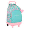 MOCHILA GDE. C/RUEDAS COMPACT EXTRAIBLE VMB "MINT PARADISE" SAFTA23 ENERO 612336918