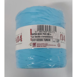 RAFIA SINTETICA FAMA 200M COLOR AZUL TURQUESA 51011322005