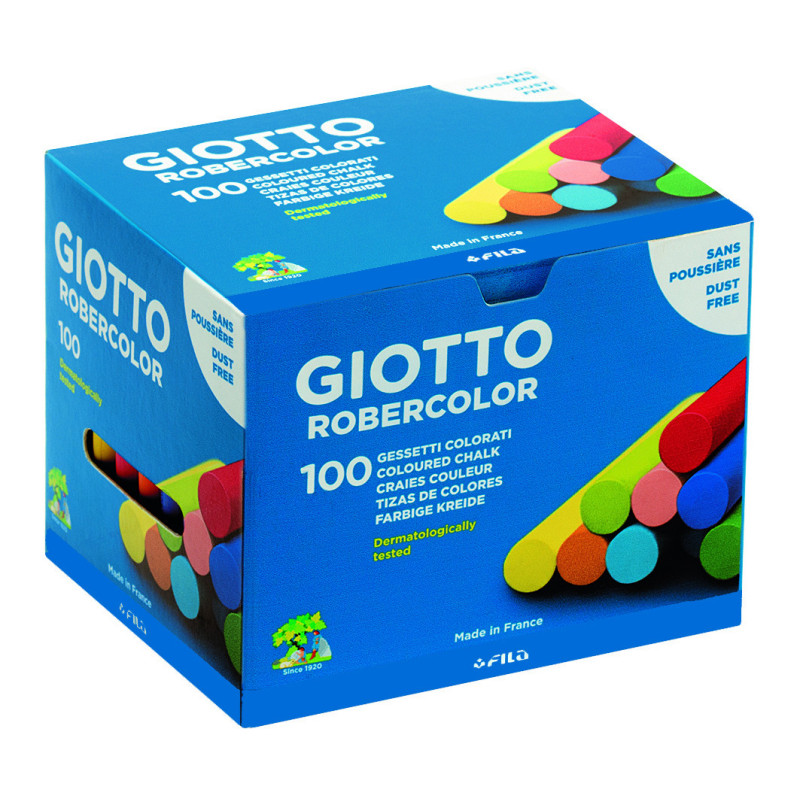 TIZA ROBERCOLOR COLORES SURT. CJ DE 100 GIOTTO