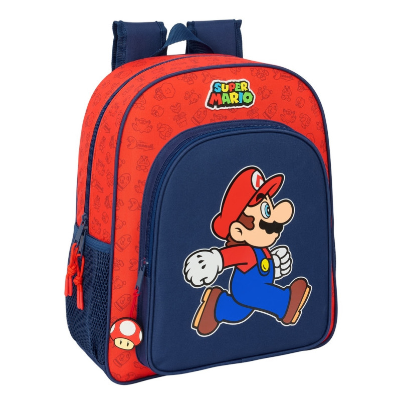MOCHILA JUNIOR ADAPT.CARRO SUPER MARIO "TRICK" SAFTA25 ENERO 612508640