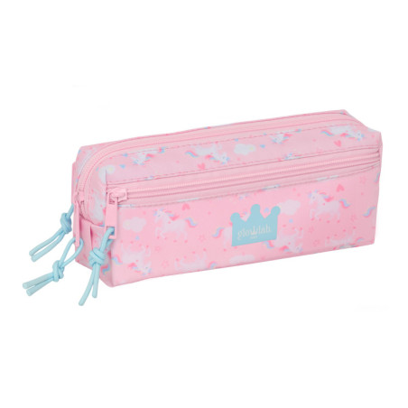 PORTATODO TRIPLE PEQ. C/GOMA ELAST. 22CM GLOWLAB KIDS SAFTA26 812623027 8,5X22 UNIDAD