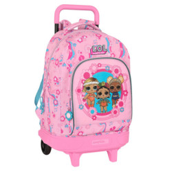 MOCHILA GDE. C/RUEDAS COMPACT EXTRAIBLE LOL SURPRISE! "GLOW GIRL" SAFTA23 ENERO 612320918