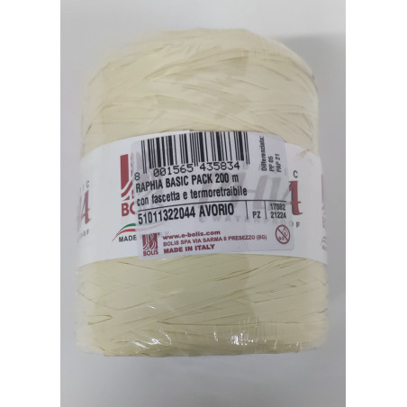 RAFIA SINTETICA FAMA 200M COLOR MARFIL 551011322044