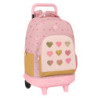 MOCHILA GDE. C/RUEDAS COMPACT EXTRAIBLE GLOWLAB "HEARTS" SAFTA23 ENERO 612317918