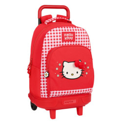 MOCHILA GDE. C/RUEDAS COMPACT EXTRAIBLE HELLO KITTY "SPRING" SAFTA23 ENERO 612316918