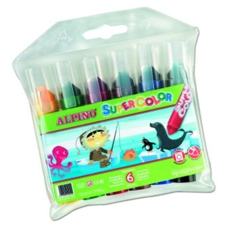 ROTULADOR ALPINO SUPERCOLOR C/ 6 ^