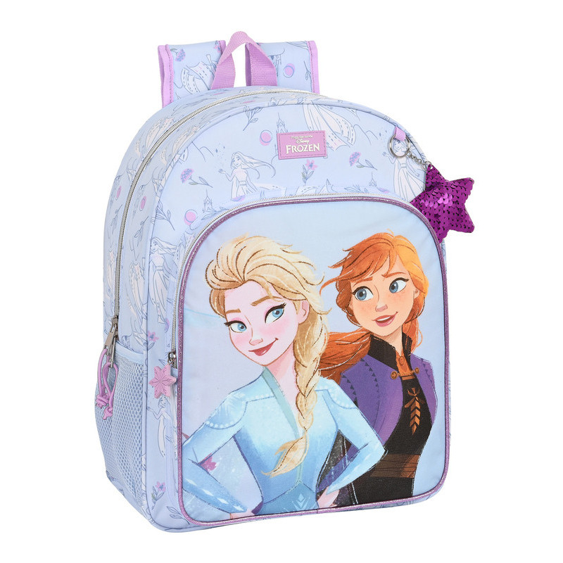 MOCHILA DE 33 CM ADAPT.CARRO FROZEN "BELIEVE" 612315180 SAFTA23 VAC