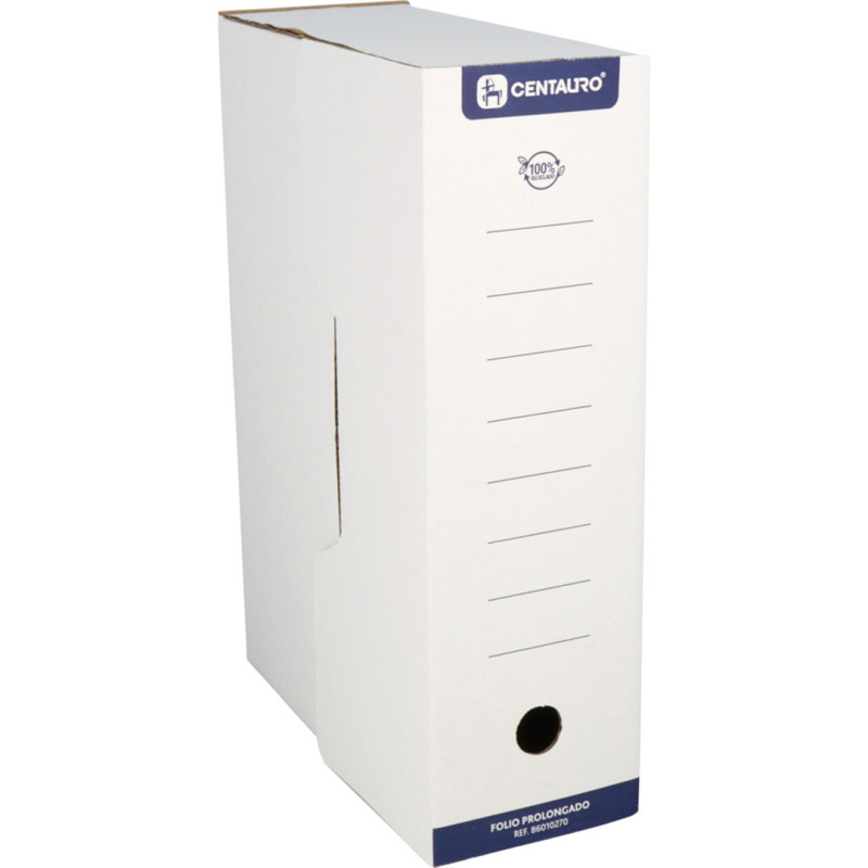 ARCHIVADOR DEFINITIVO CARTON FOLIO PROLONGADO BLANCO FSC CENTAURO C/50U GRAFOPLAS 86010270