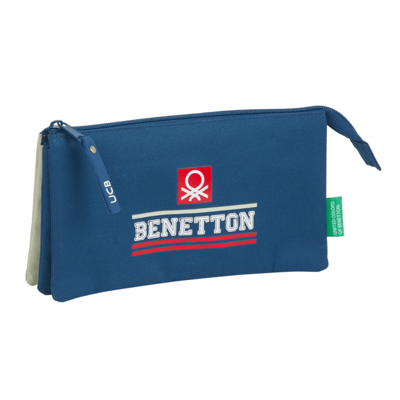 PORTATODO TRIPLE BENETTON "VARSITY" SAFTA21 ENERO 842113744 12*22