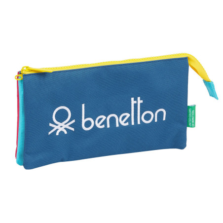 PORTATODO TRIPLE BENETTON "COLORINE" SAFTA21 ENERO 842117744 12*22